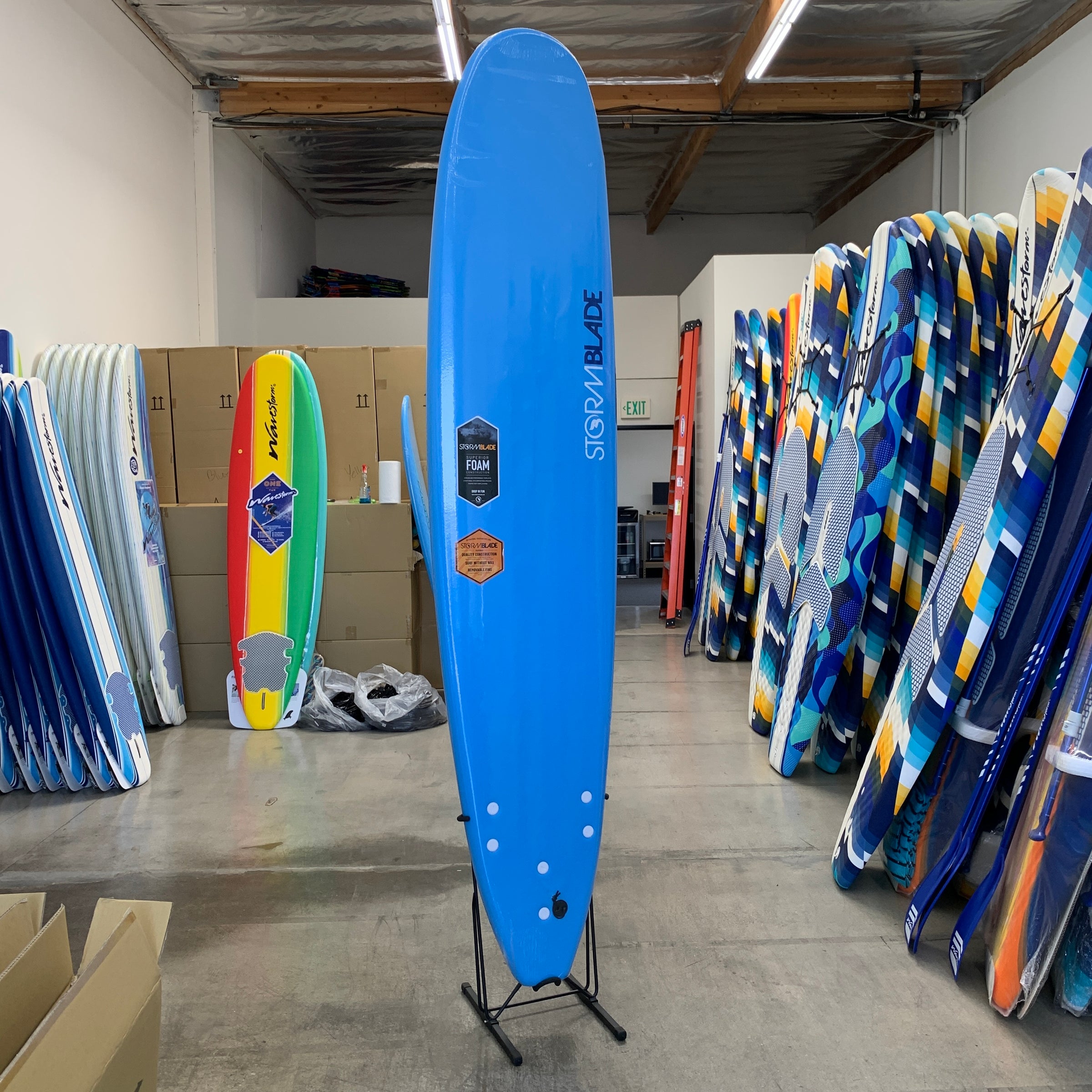 10ft Stormblade Surfboard (Turquoise) | Mud Tail Board Co.