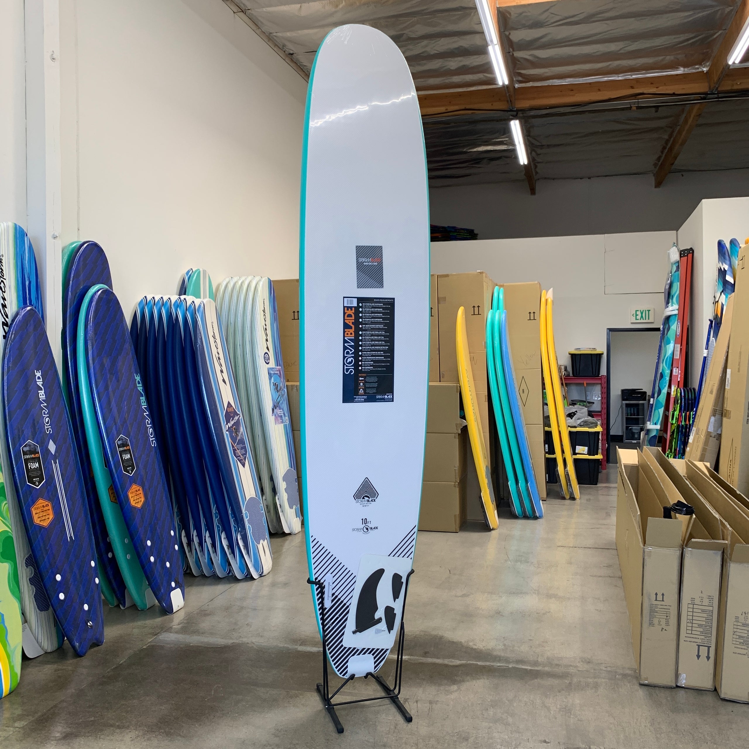 10ft Stormblade Surfboard (Turquoise)