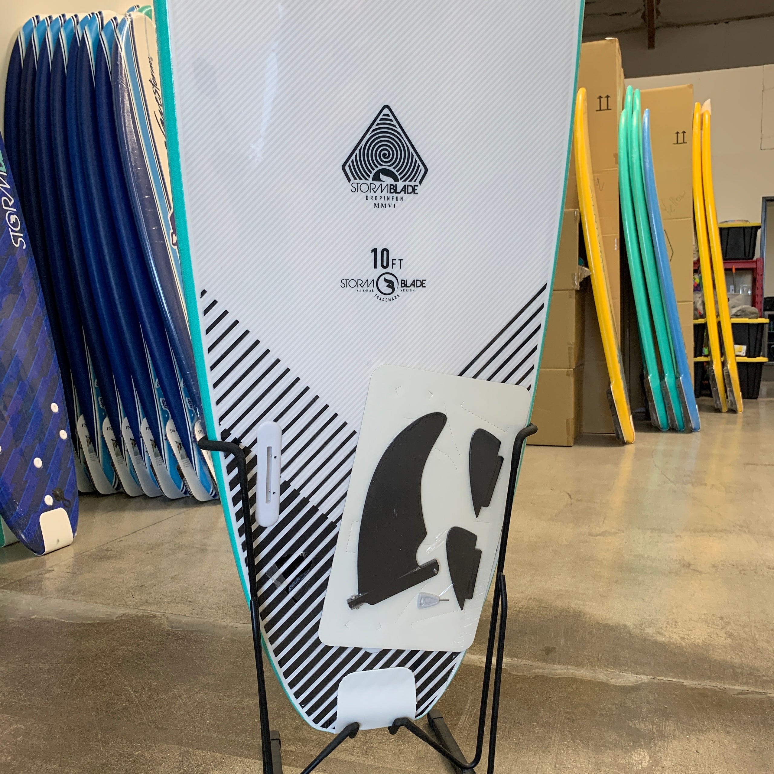 10ft Stormblade Surfboard (Turquoise)